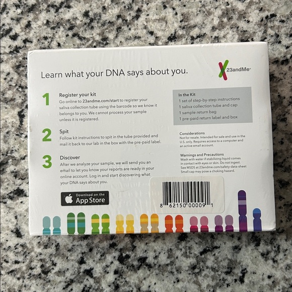 23 And Me Ancestry Saliva Collection Kit Factory Sealed NIB - Picture 6 of 7